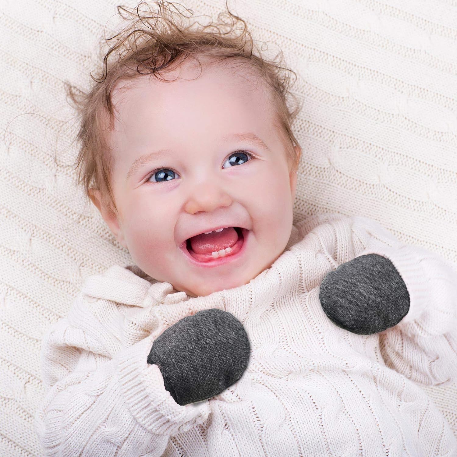 12 Pairs Newborn Baby Mittens Infant Toddler Gloves No Scratch Mittens Gloves for 0-6 Months Baby Boys Girls - Image 7